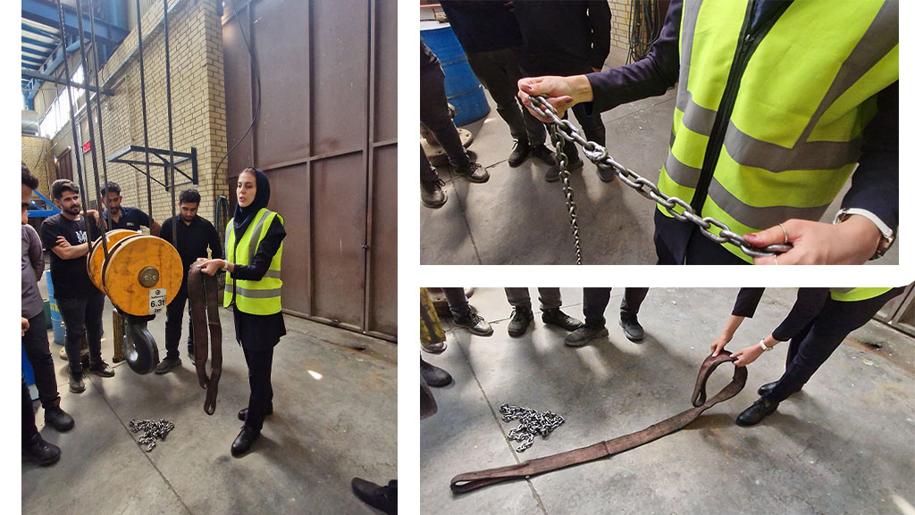 آموزش اصول ایمنی جرثقیل سقفی