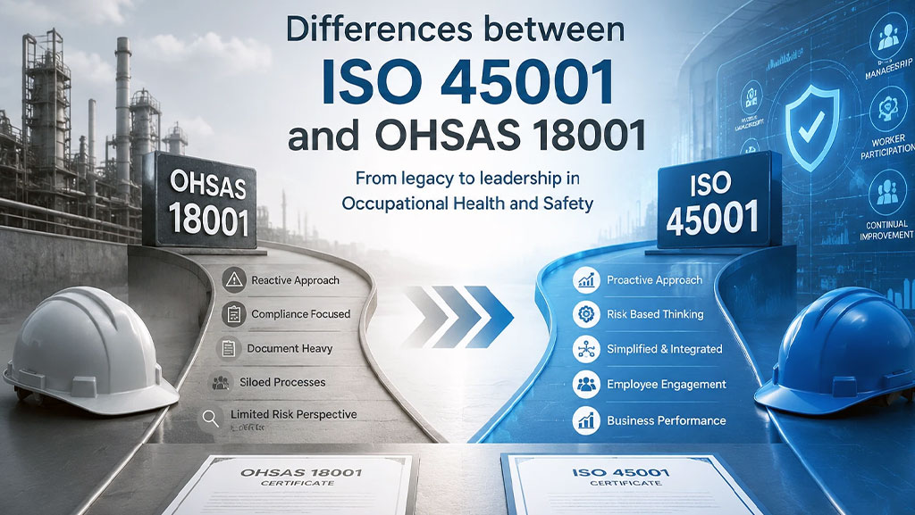 تفاوت ISO 45001 و OHSAS 18001